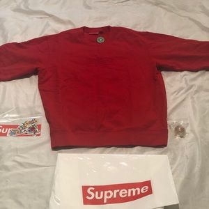 Supreme Cutout Logo Crewneck Box Logo SS20